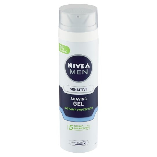 Nivea gel na holení Sensitiv 200ml - Kosmetika Pro muže Péče o obličej Gely a pěny na holení